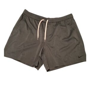 Nike Form Dri-FIT Mens Training Shorts Light Grey NESSF558KO XXL 7 Inch Inseam